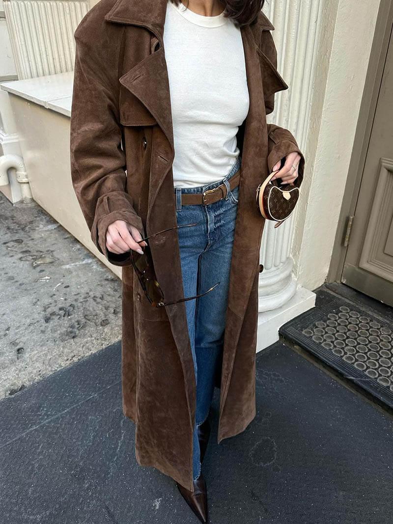 Dame Trenchcoat Skreddersydd Silhuett 1