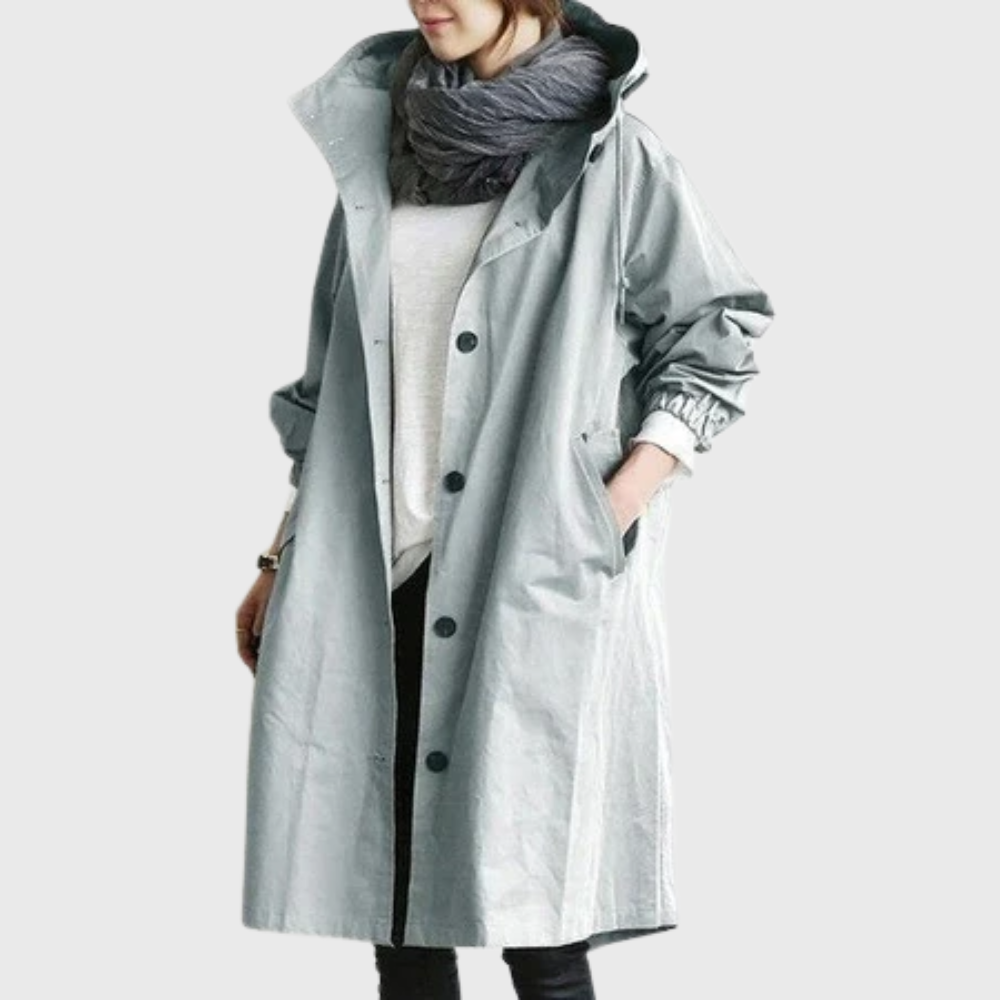 Dame Trenchcoat Vanntett 2