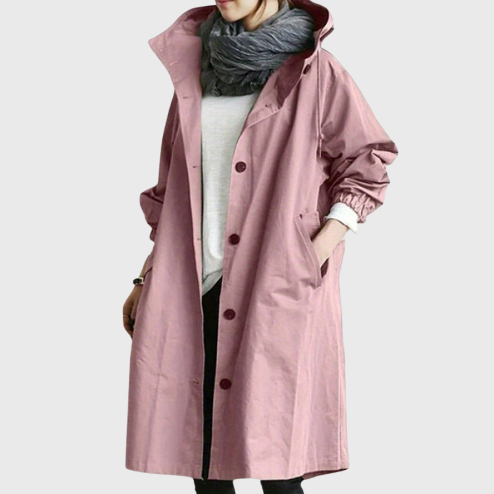 Dame Trenchcoat Vanntett 5