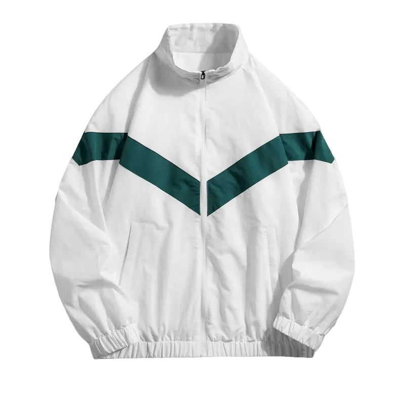 Dame Treningsjakke V-Stripe Design Sporty Stil 0