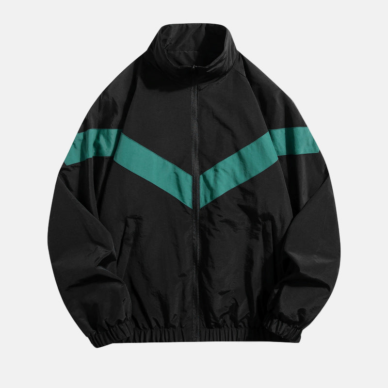 Dame Treningsjakke V-Stripe Design Sporty Stil 2