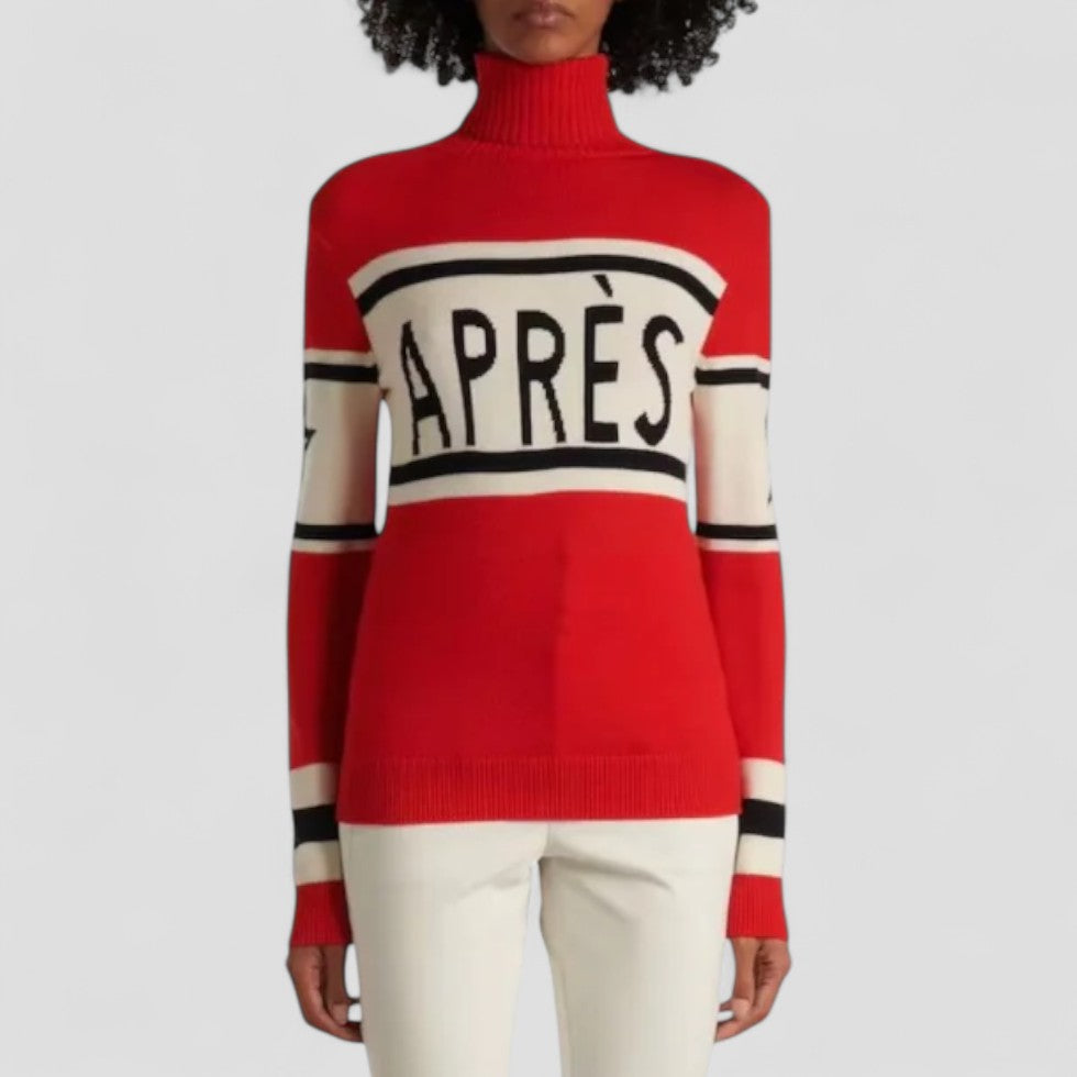 Dame Turtleneck Genser Trendy For Vinteraktiviteter 4