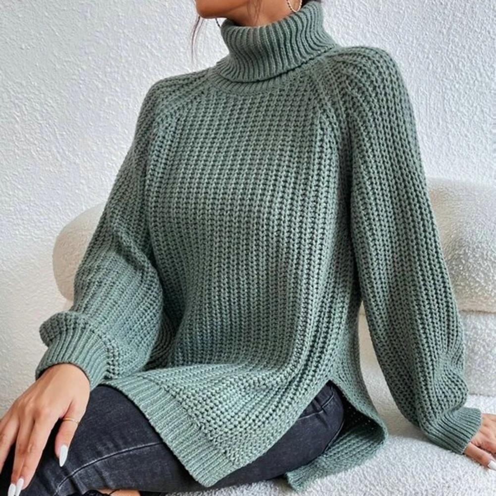 Dame Turtleneck Genser i Bomull 2