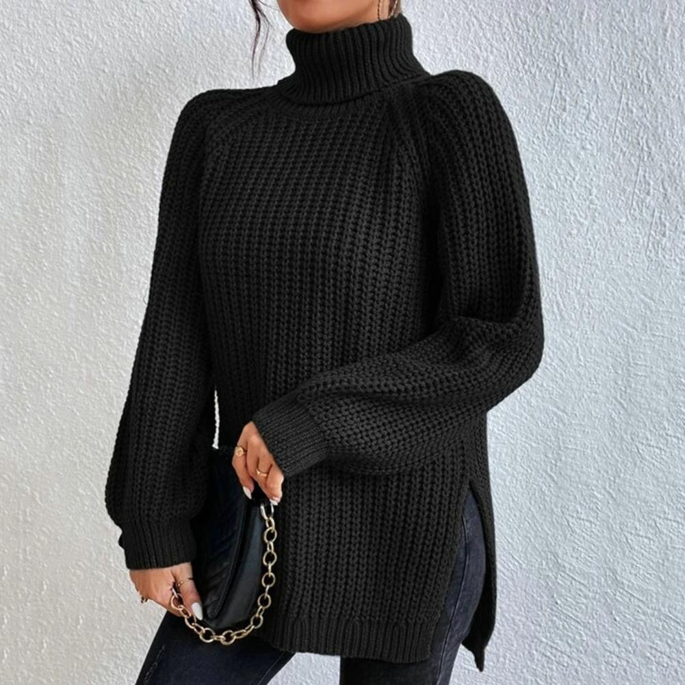 Dame Turtleneck Genser i Bomull 6