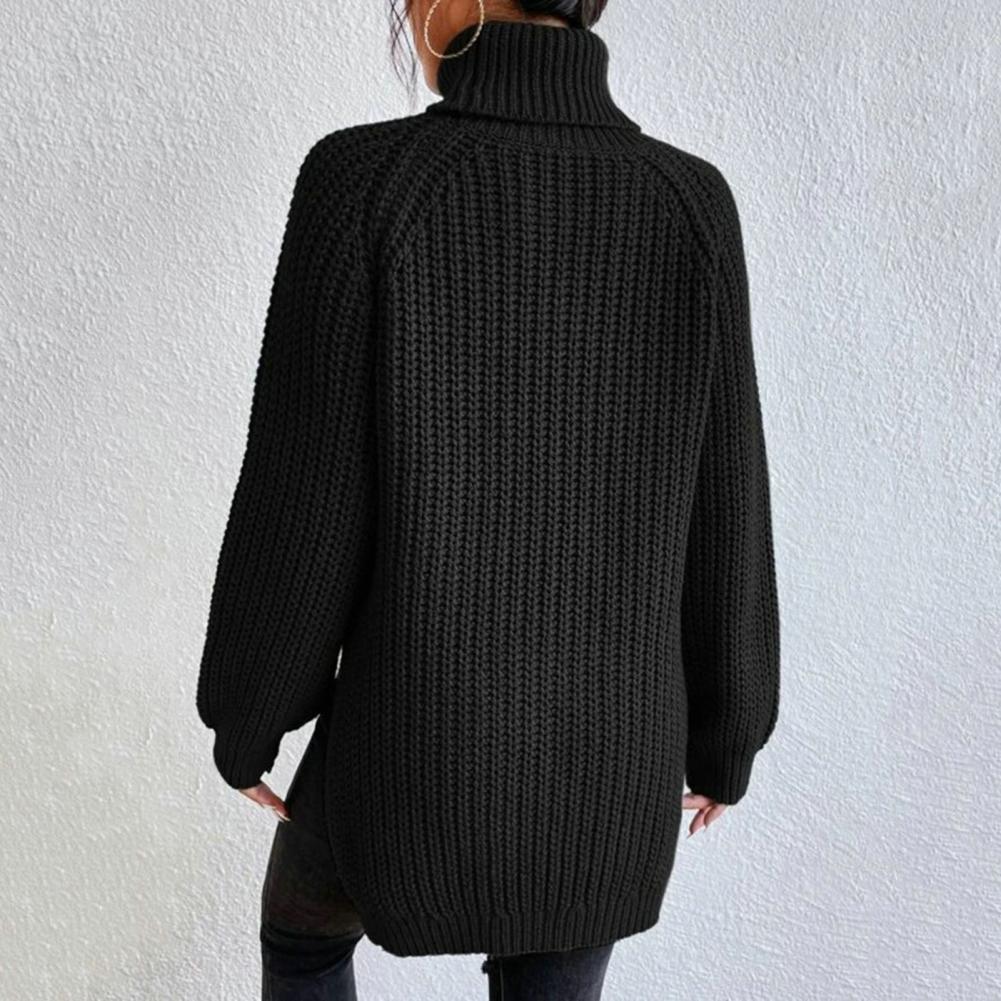 Dame Turtleneck Genser i Bomull 7