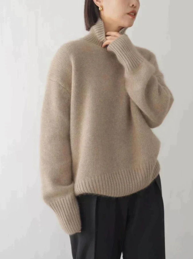 Dame Turtleneck Genser i Kasjmir 2