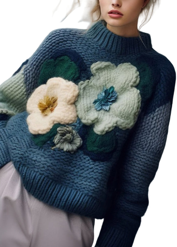 Dame Turtleneck Strikket Top 0