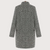 Dame Ull Vinterfrakk med Houndstooth Mønster 4