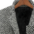 Dame Ull Vinterfrakk med Houndstooth Mønster 5
