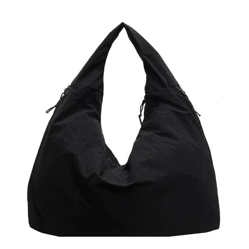 Dame Veske Tote Bag Minimalistisk Design Mykt Stoff 0