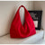 Dame Veske Tote Bag Minimalistisk Design Mykt Stoff 2
