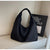 Dame Veske Tote Bag Minimalistisk Design Mykt Stoff 6