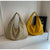 Dame Veske Tote Bag Minimalistisk Design Mykt Stoff 7