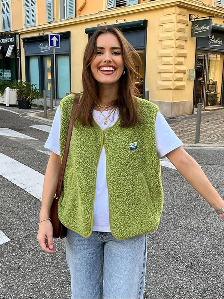 Dame Vest Tidløs Design 2