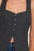 Dame Vest med Knappelukking Bånd Design i Lin 2