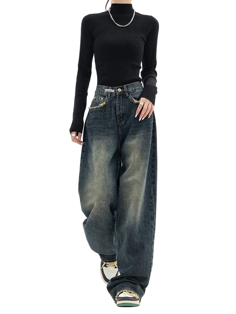 Dame Vintage Baggy Jeans 0