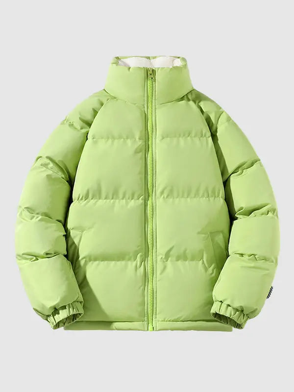 Dame Vinter Jakke Trendy Polstret Pufferjakke 11