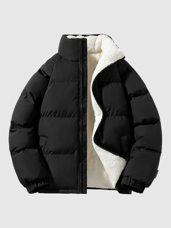 Dame Vinter Jakke Trendy Polstret Pufferjakke 3