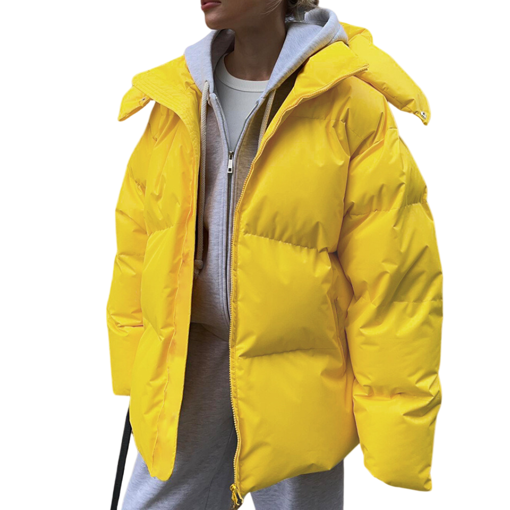 Dame Vinterjakke Puffer Trendy Design 6