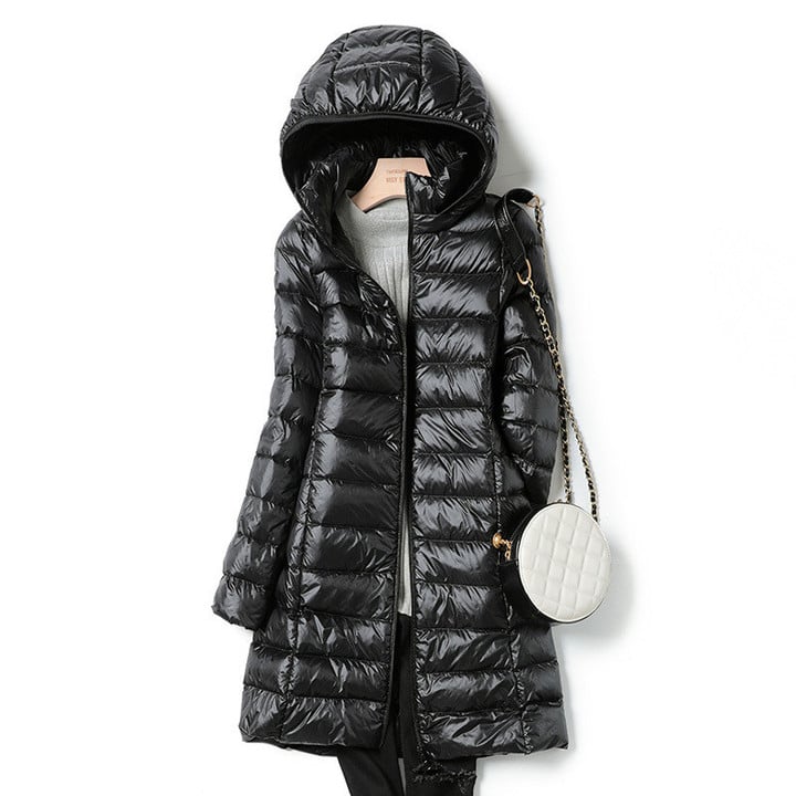Dame Vinterjakke Ultralett Isolert Casual Style 0
