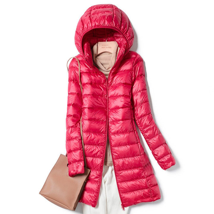 Dame Vinterjakke Ultralett Isolert Casual Style 1