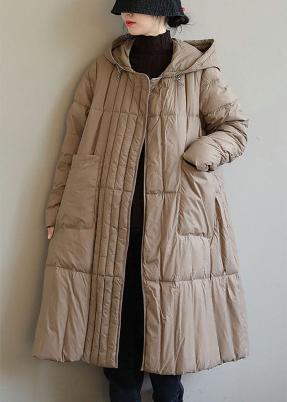 Dame Vinterjakke med Lommer i Boho Stil 1
