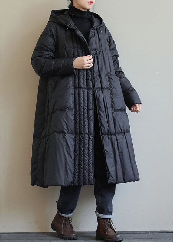 Dame Vinterjakke med Lommer i Boho Stil 2