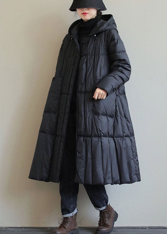 Dame Vinterjakke med Lommer i Boho Stil 3
