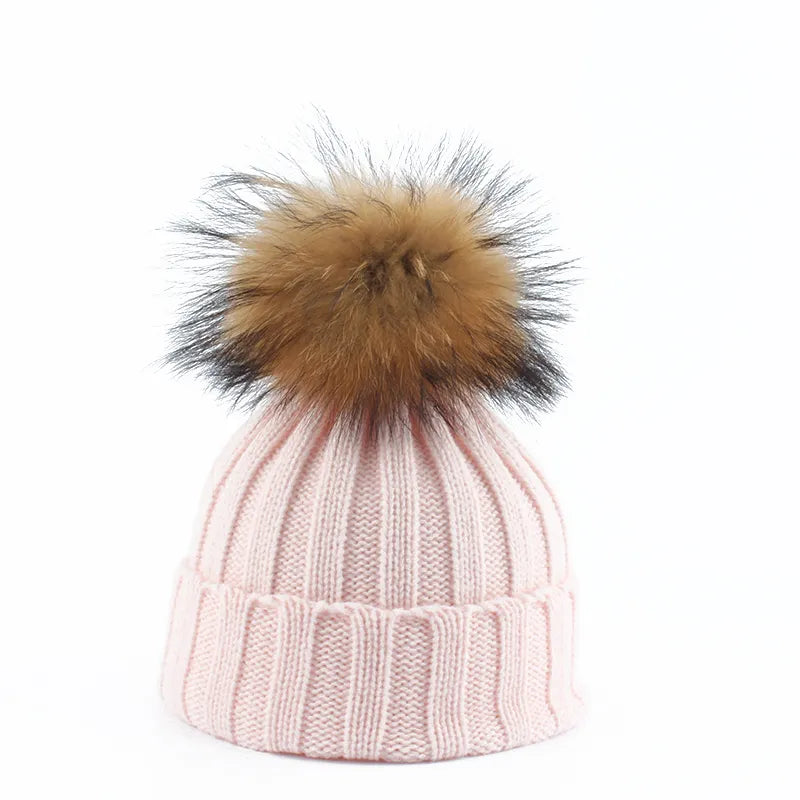 Dame Vinterlue med Pom-Pom Stilfull 4