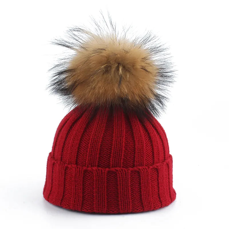 Dame Vinterlue med Pom-Pom Stilfull 5