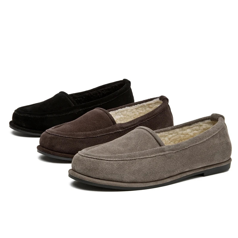 Dame Vintersko Slip-on Lavhæl 4