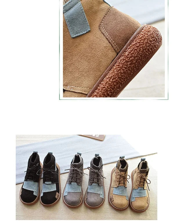 Dame Vinterstøvler Retro Design 4