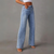 Dame Wide-Leg Høytliv Denim Jeans 2