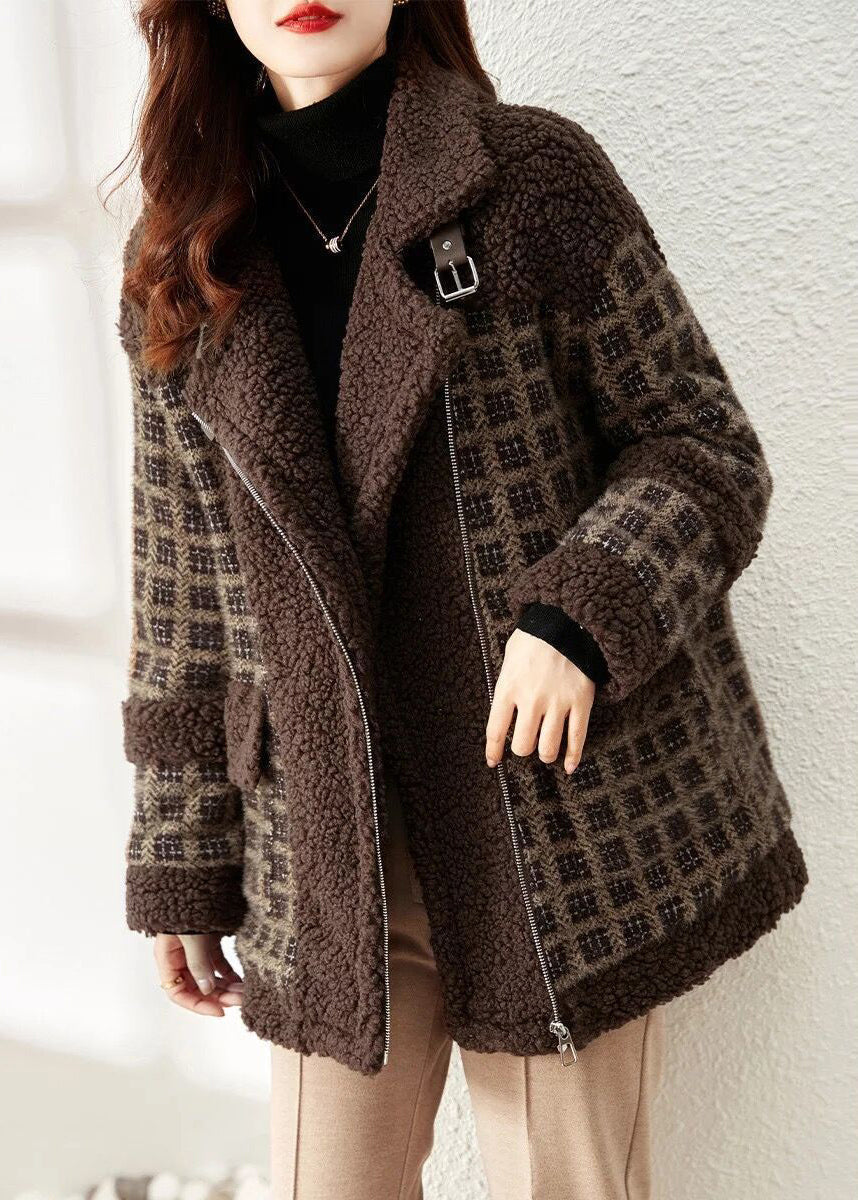 Dame Zip-Up Patchwork Teddy Frakk 2