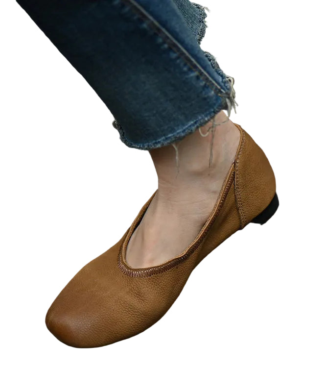 Dame flate sko klassisk design 0