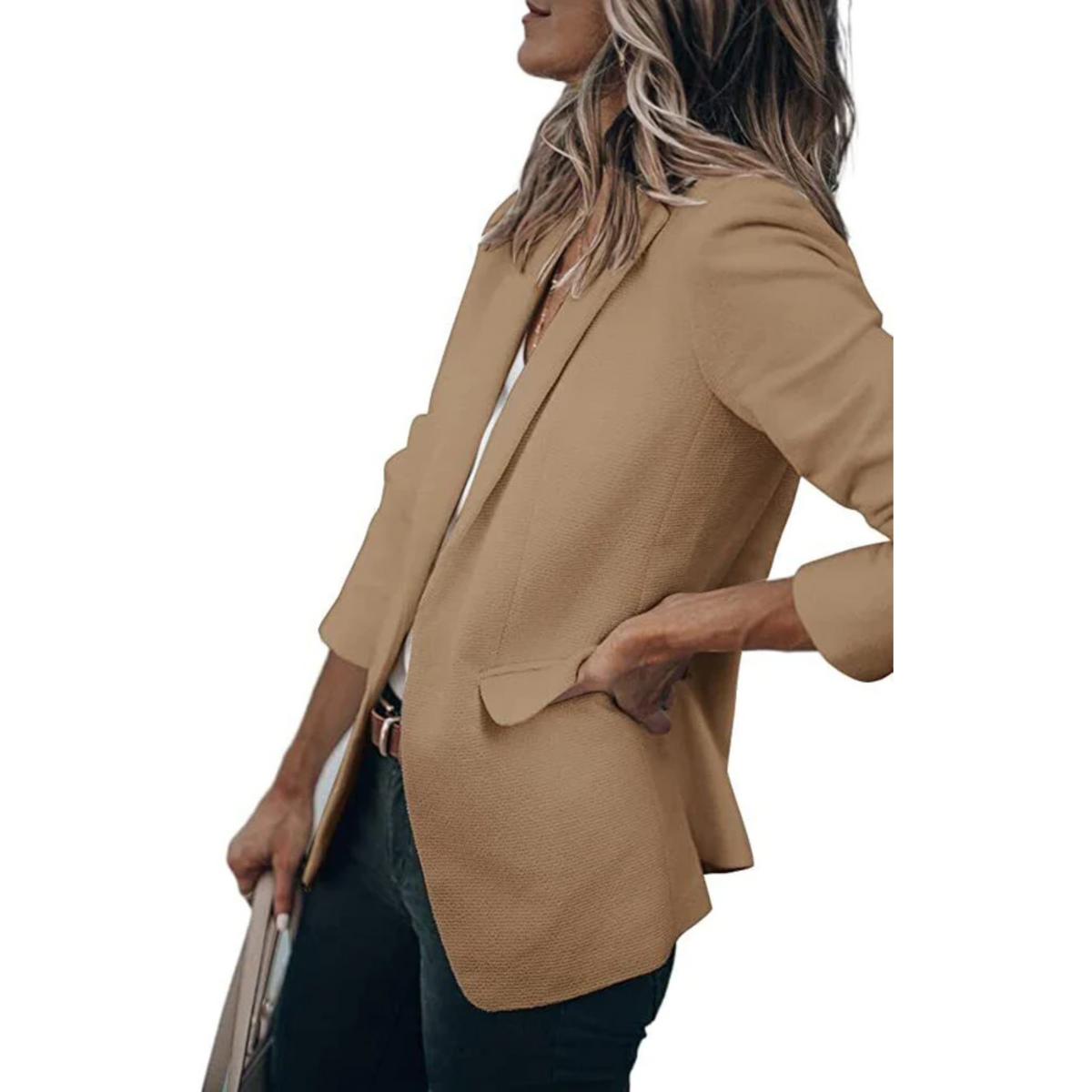 Dameblazer med tidløst design 19