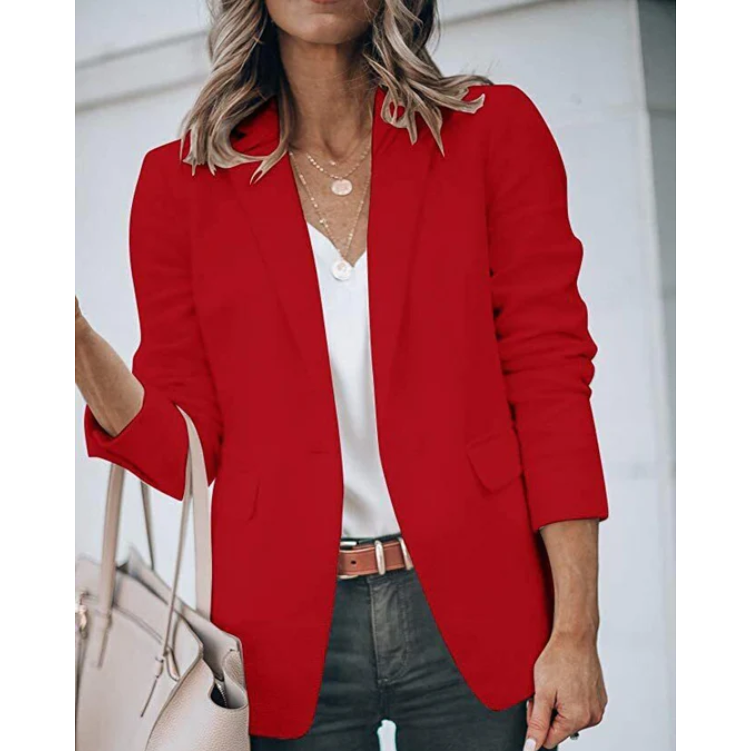 Dameblazer med tidløst design 7