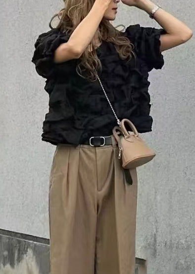 Damebluse Bohemsk Stil med Pufferm 2