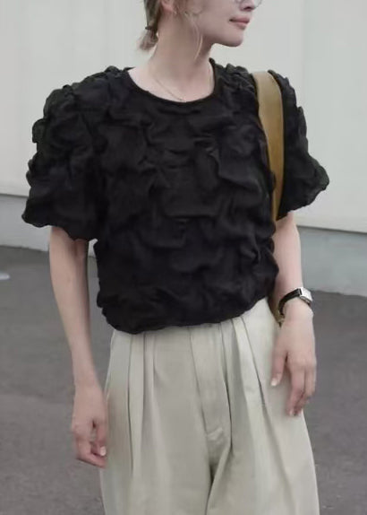 Damebluse Bohemsk Stil med Pufferm 3