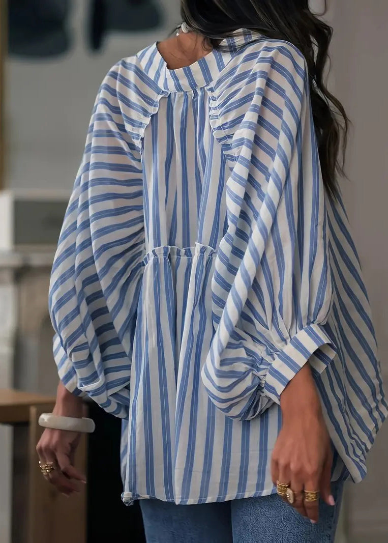 Damebluse med Volanger og Lanternermer 1