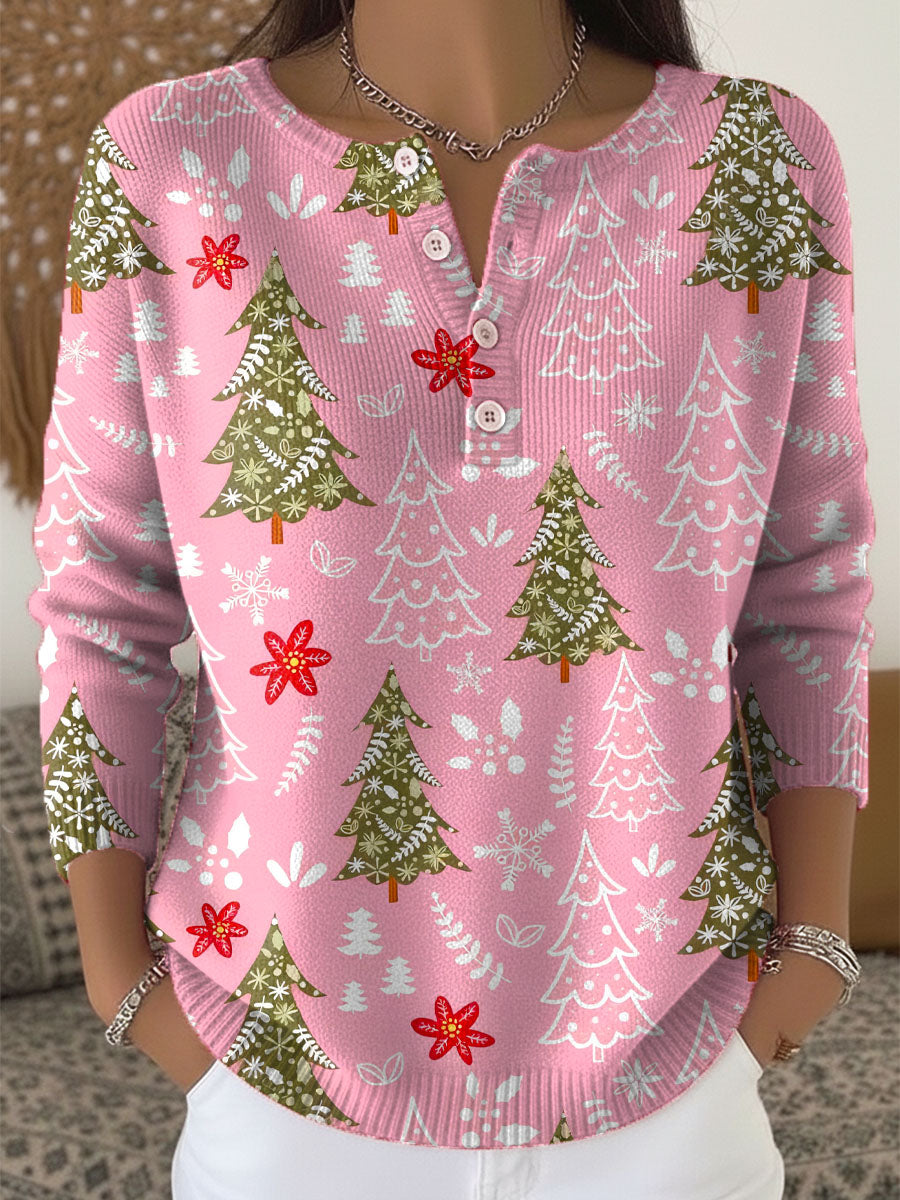 Damegenser med knapper og julemotiv 4