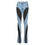 Damejeans Høy Midje Slim Fit Elastisk Denim med Dristige Fargekontraster 0