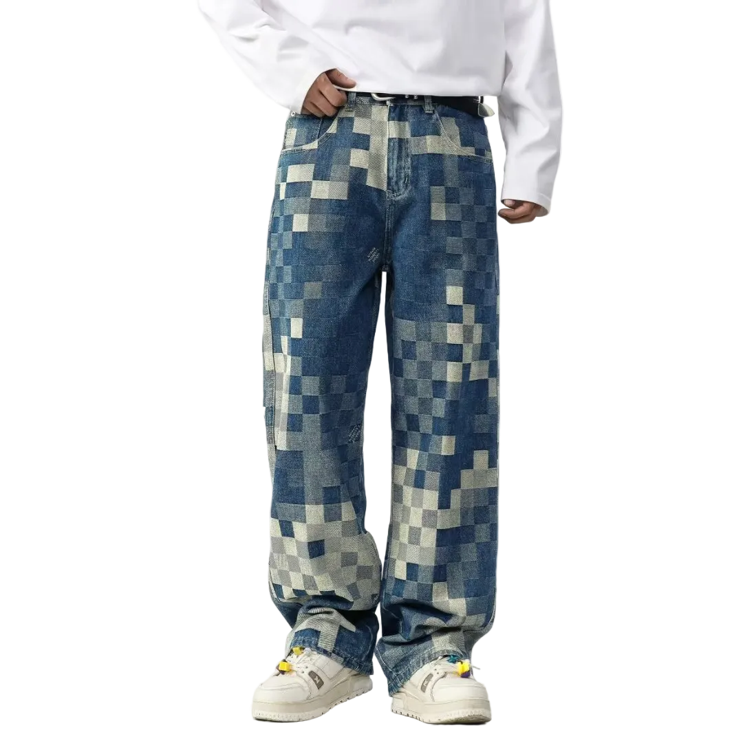 Damejeans Patchwork Moderne Stil 0