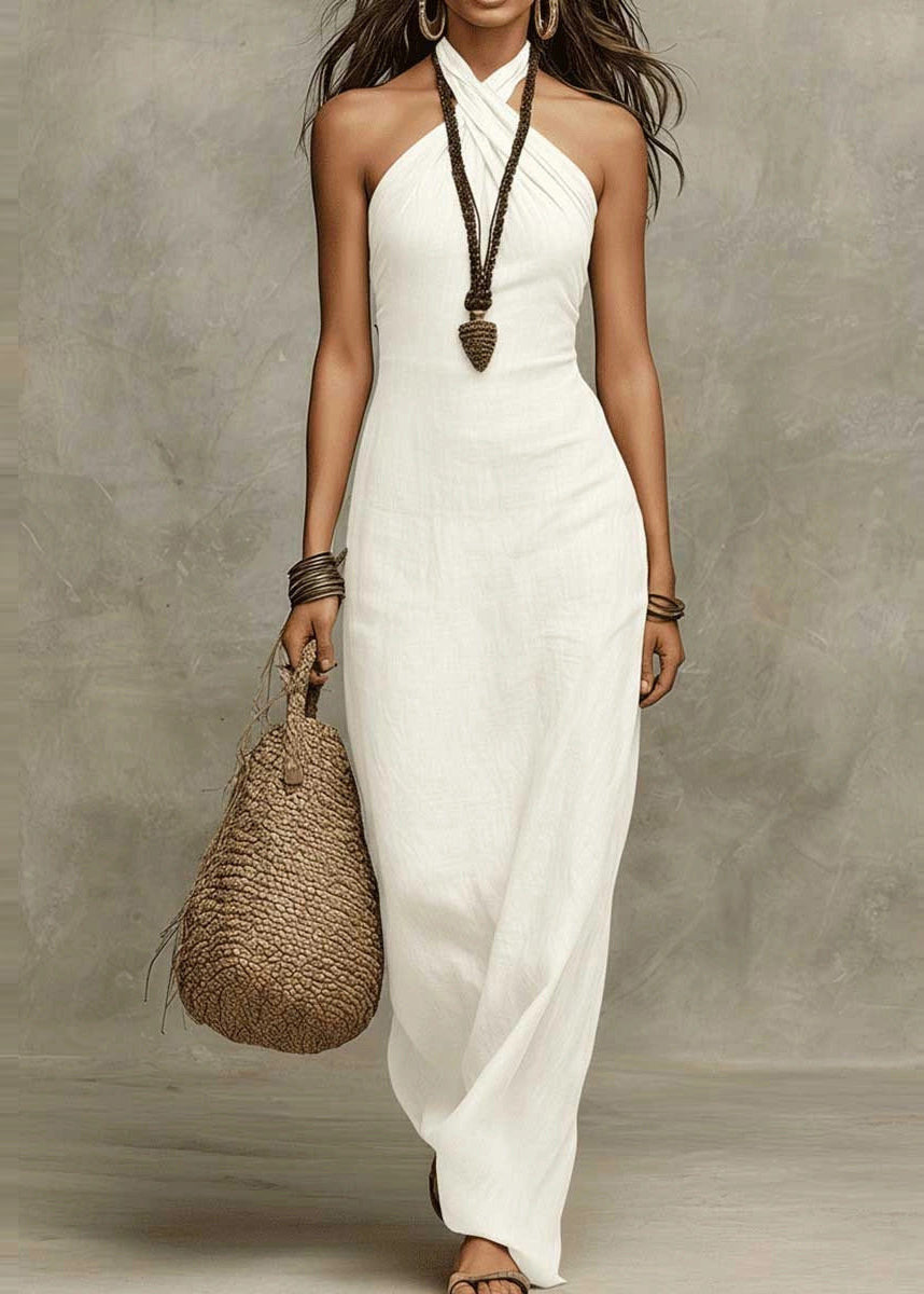 Damekjole Halter Stil Lang 1