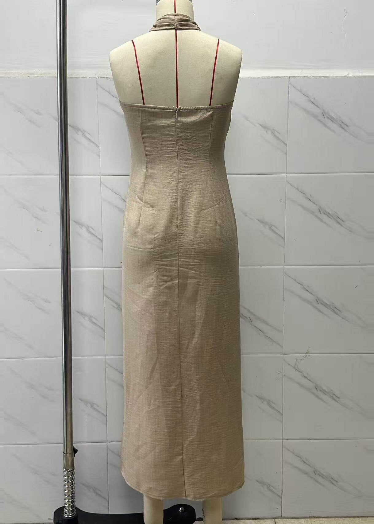 Damekjole Halter Stil Lang 4