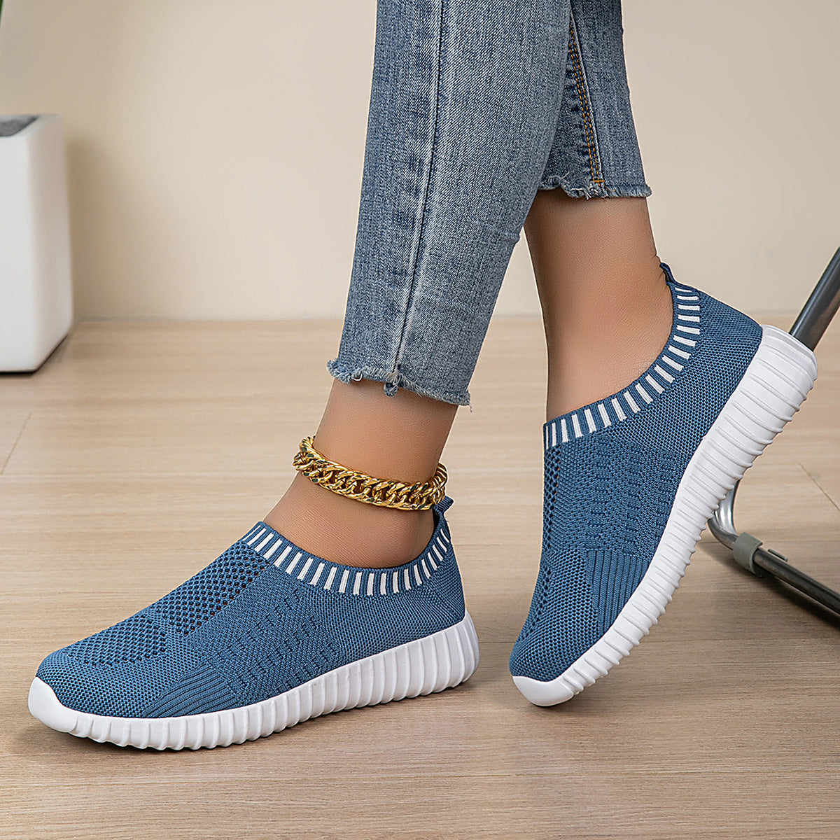 Damen Slip-On Sneakers Moderne Design 3