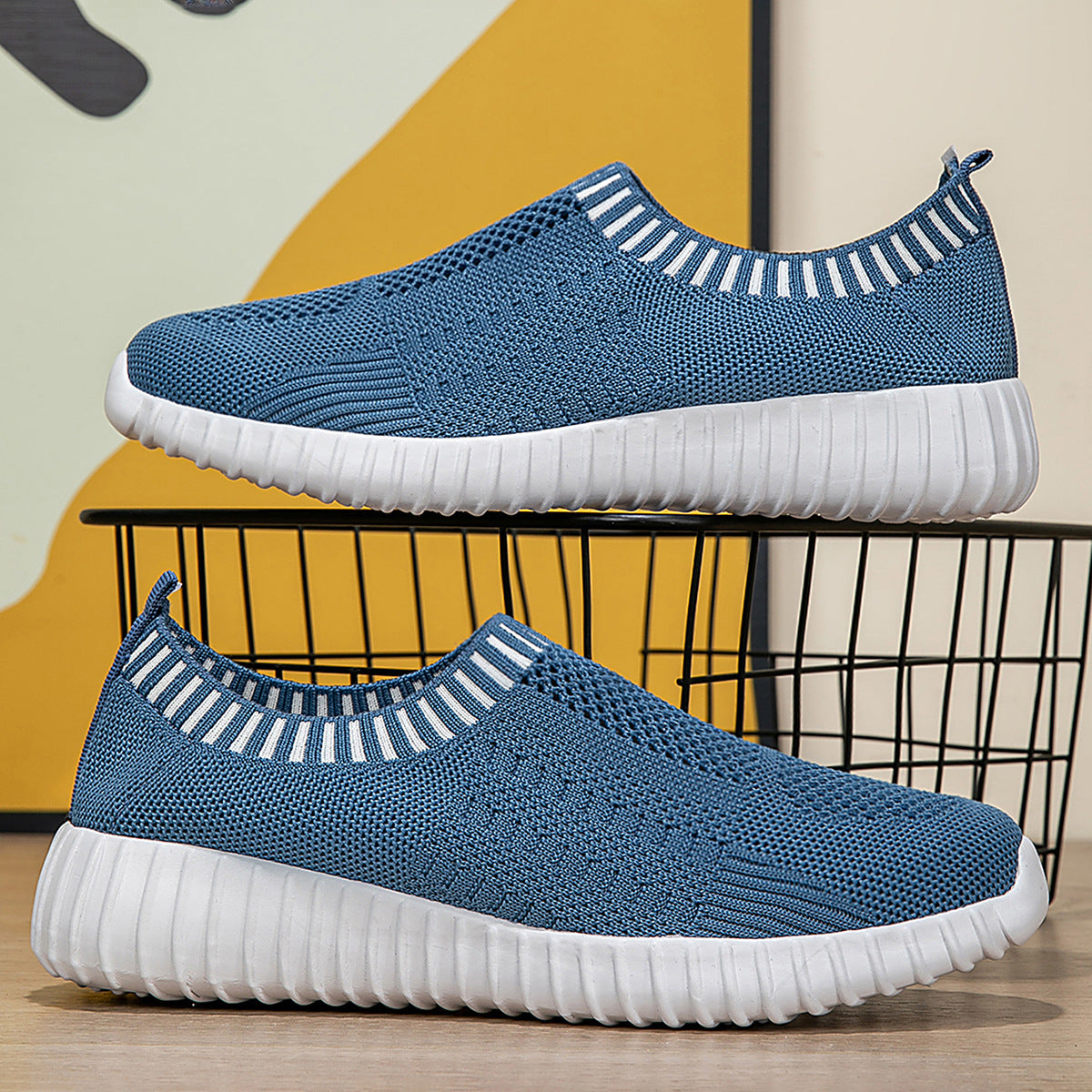Damen Slip-On Sneakers Moderne Design 4