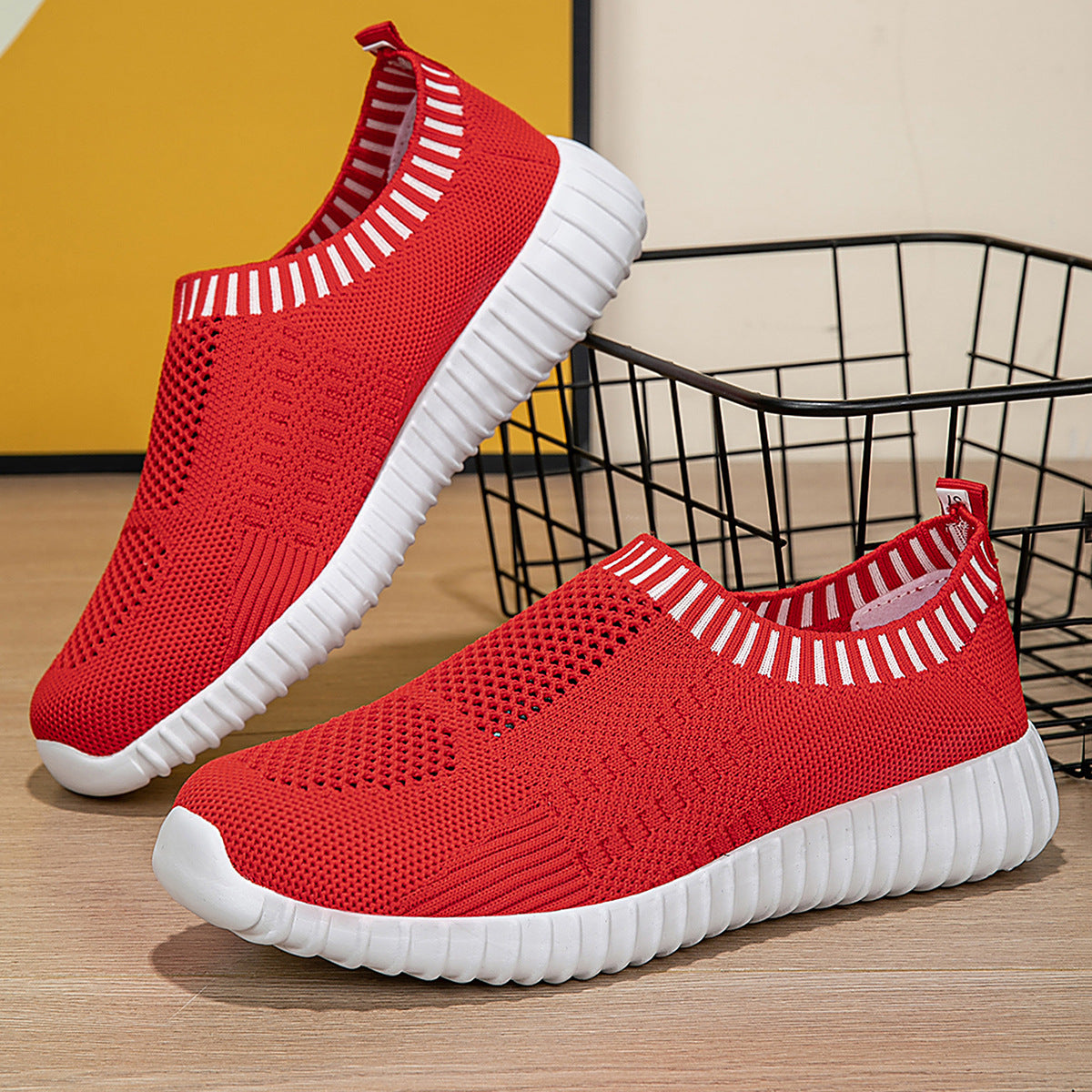 Damen Slip-On Sneakers Moderne Design 7