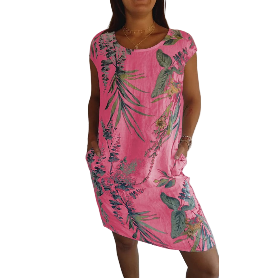 Damen Sommerkjole Rundhals Design 1