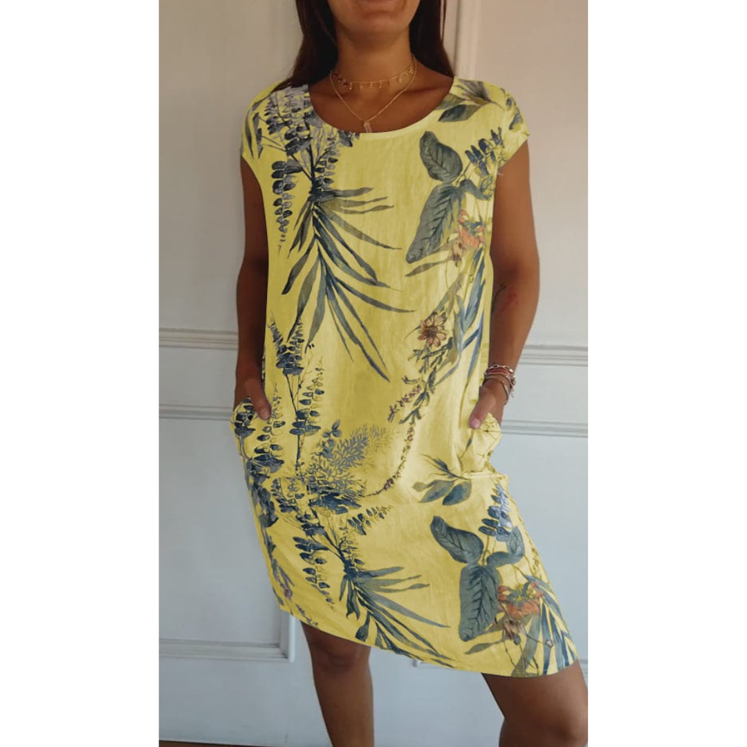 Damen Sommerkjole Rundhals Design 5